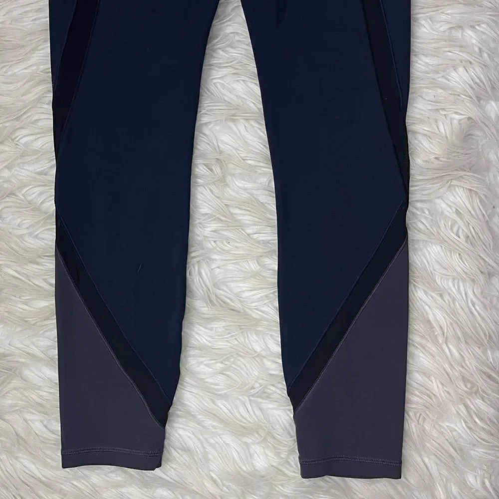 Athleta Navy Elevation Powervita 7/8 Leggings